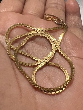 12k Speidel Herringbone 1/20 TGF Necklace